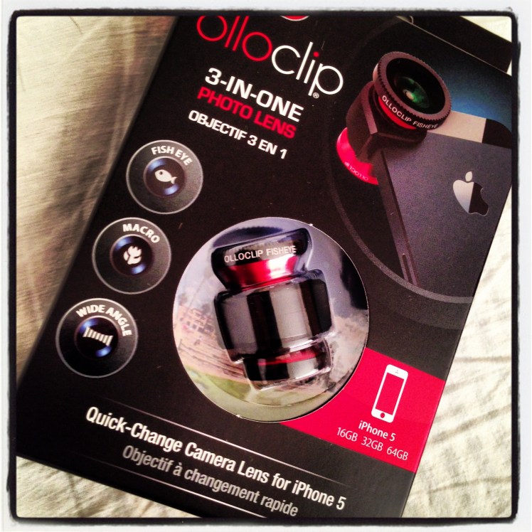 My Olloclip on the day it arrived!