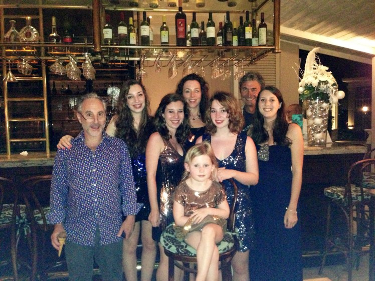 The whole family on Xmas day