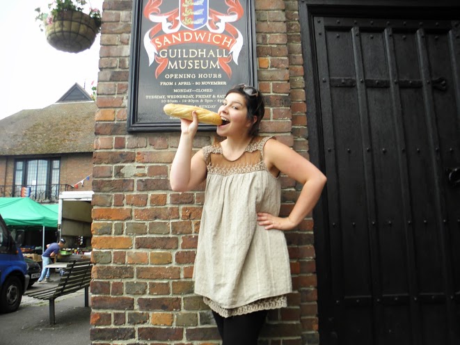 Fly Away American Eating Sandwich
