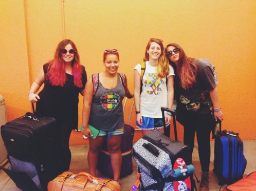 The long journey to camp.