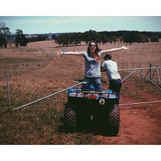 #farmlife. Me on Quad bike