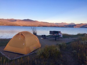 Lake campground