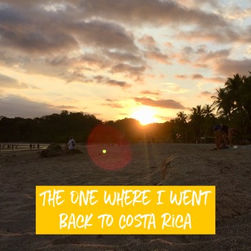 Costa Rica beach sunset